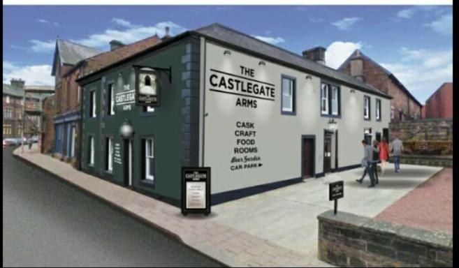 The Castlegate Arms Hotel Penrith Exterior foto